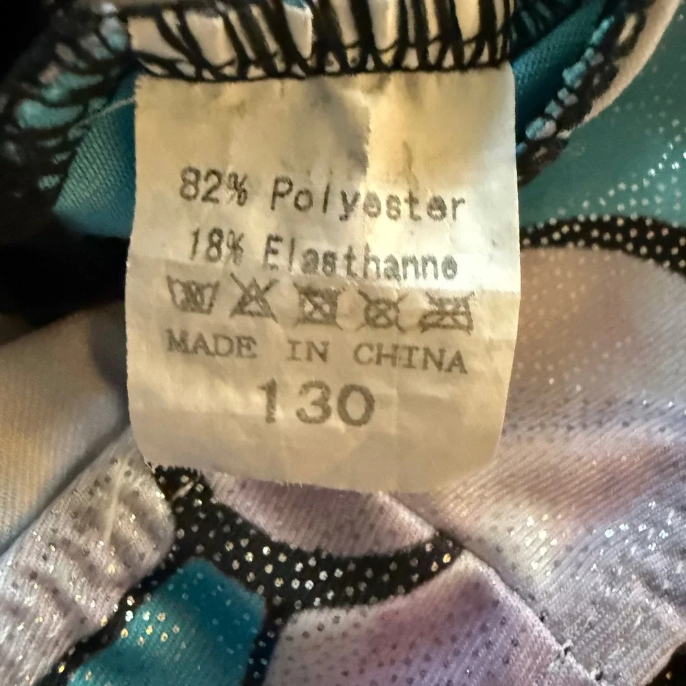 Arshiner‎ Kids Girls Gymnastics Leotard Space Galaxy Mermaid Print Size 130